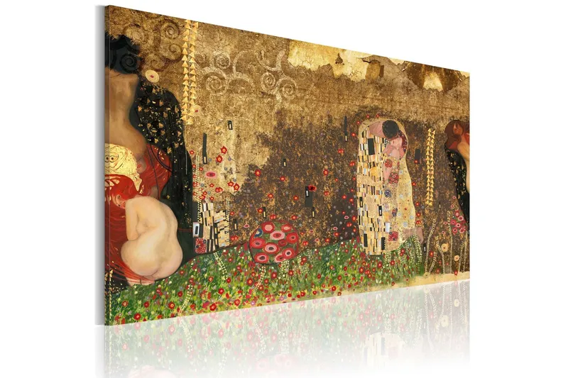 Tavla Gustav Klimt inspiration 120x80 - Artgeist sp. z o. o. — Artgeist sp. z o. o.