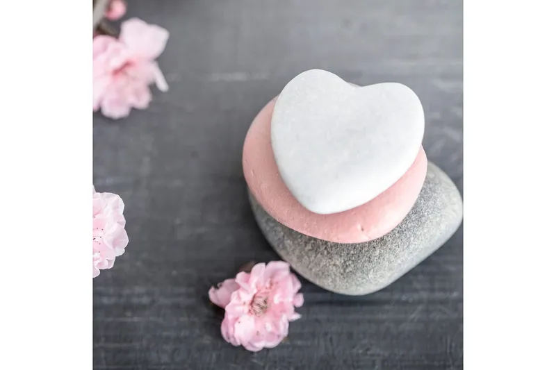 Tavla Heart Stone - 30x30 cm — 30x30 cm