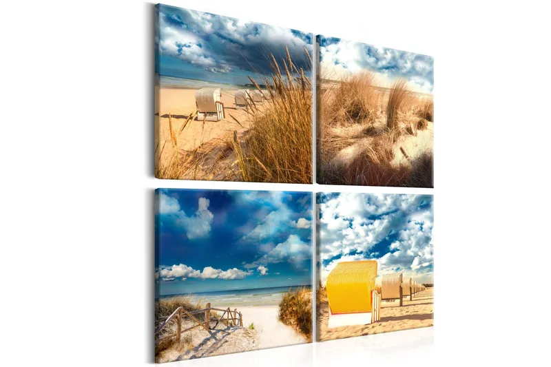 Tavla Holiday At The Seaside 80x80 - Artgeist sp. z o. o. — Artgeist sp. z o. o.