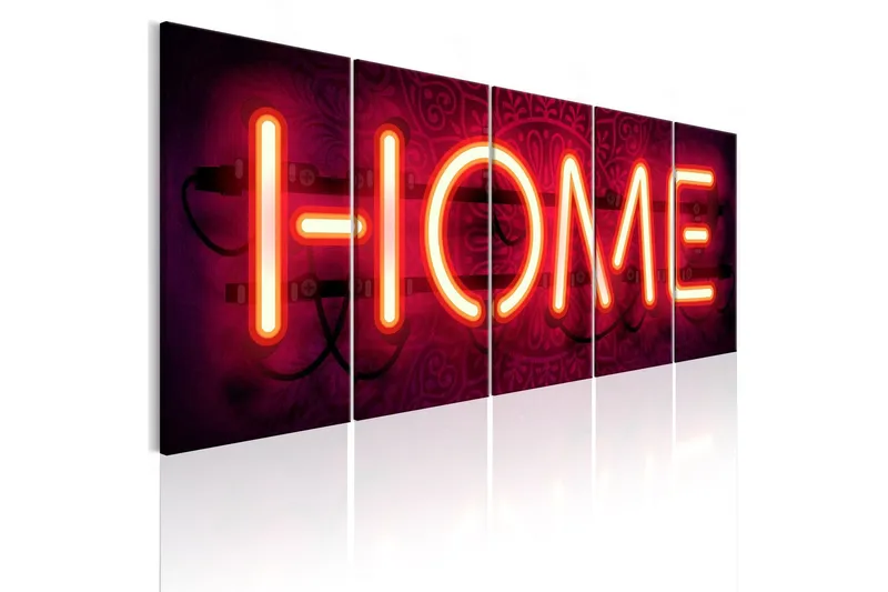 Tavla Home Neon 200x80 - Artgeist sp. z o. o. — Artgeist sp. z o. o.