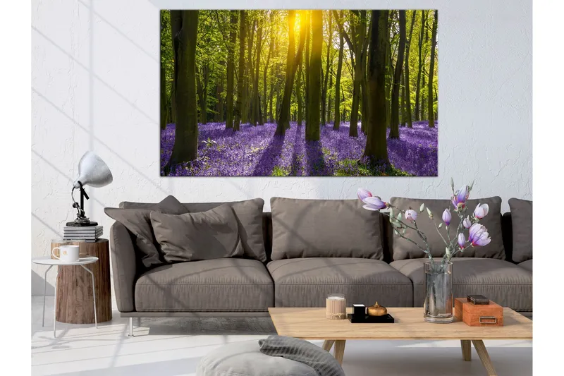 Tavla Hyacinth Field (1 Part) Narrow 120x40 - Artgeist sp. z o. o. — Artgeist sp. z o. o.