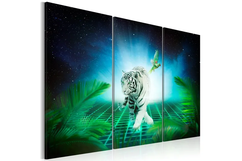 Tavla Ice Tiger 60x40 - Artgeist sp. z o. o. — Artgeist sp. z o. o.