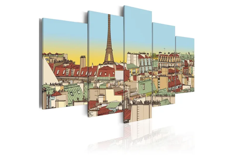 Tavla Idyllic Parisian Picture 100x50 - Artgeist sp. z o. o. — Artgeist sp. z o. o.