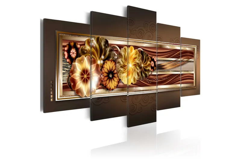 Tavla In Golden Waves 200x100 - Artgeist sp. z o. o. — Artgeist sp. z o. o.
