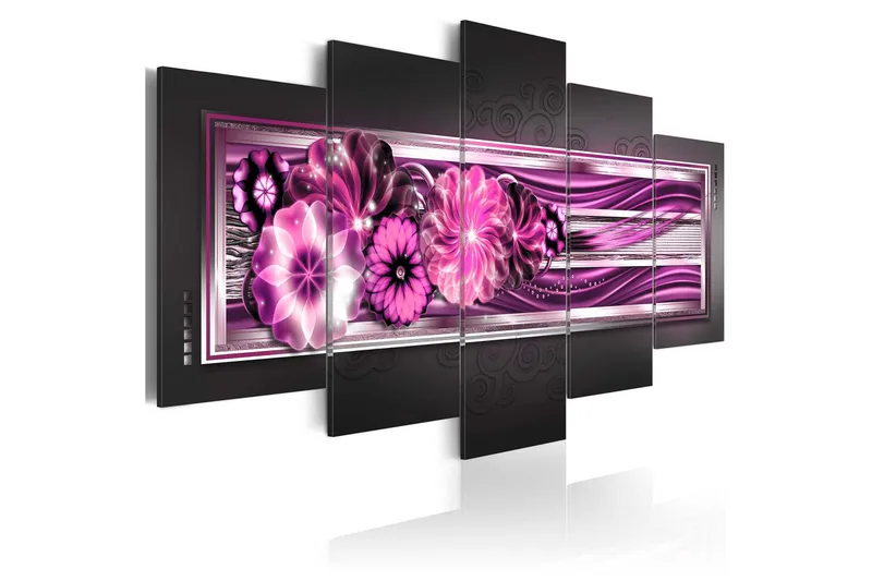 Tavla In Pink Waves 100x50 - Artgeist sp. z o. o. — Artgeist sp. z o. o.