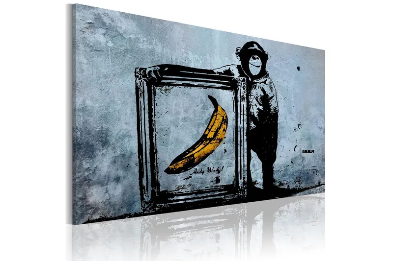 Tavla Inspired By Banksy 60x40 - Artgeist sp. z o. o. — Artgeist sp. z o. o.