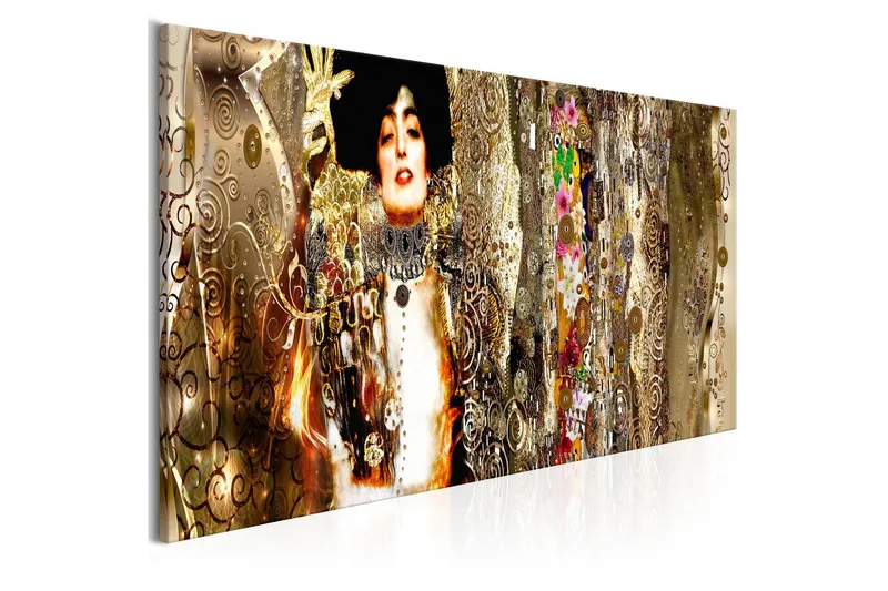 Tavla Judith and Flowers (1 Part) Narrow 135x45 - Artgeist sp. z o. o. — Artgeist sp. z o. o.