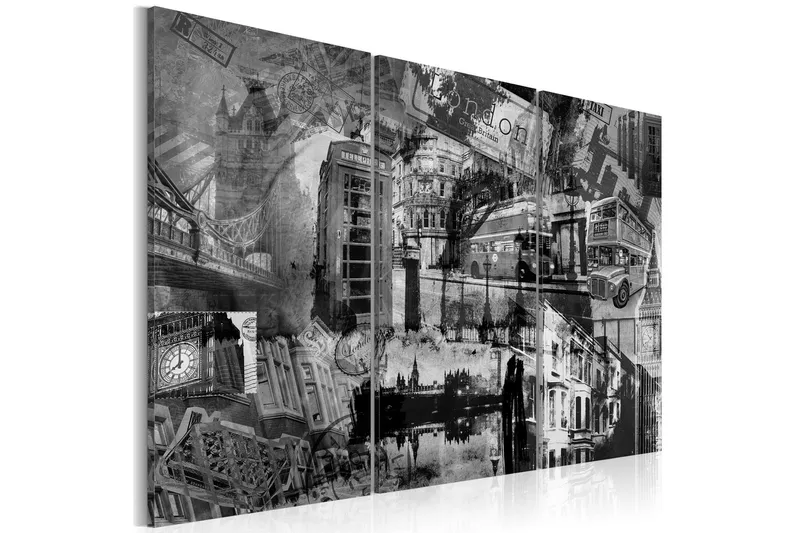 Tavla Kärnan i London triptyk 90x60 - Artgeist sp. z o. o. — Artgeist sp. z o. o.