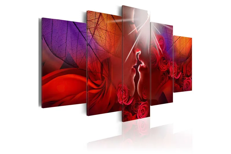 Tavla Kiss From Rose 100x50 - Artgeist sp. z o. o. — Artgeist sp. z o. o.