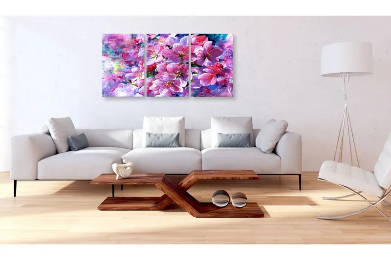 Tavla Lilac Flowers 120x60 - Artgeist sp. z o. o. — Artgeist sp. z o. o.