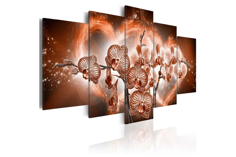 Tavla Love Orchids 100x50 - Artgeist sp. z o. o. — Artgeist sp. z o. o.
