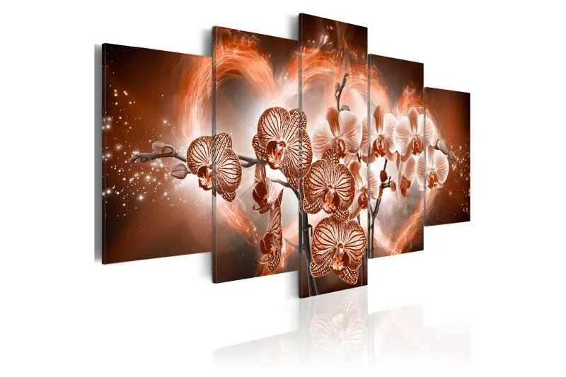 Tavla Love Orchids 200x100 - Artgeist sp. z o. o. — Artgeist sp. z o. o.