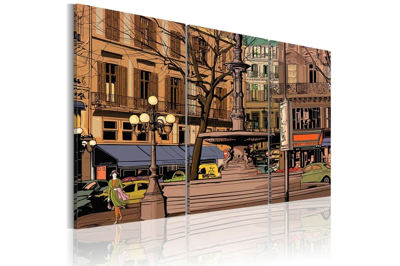 Tavla Lugn kväll i Paris 90x60 - Artgeist sp. z o. o. — Artgeist sp. z o. o.