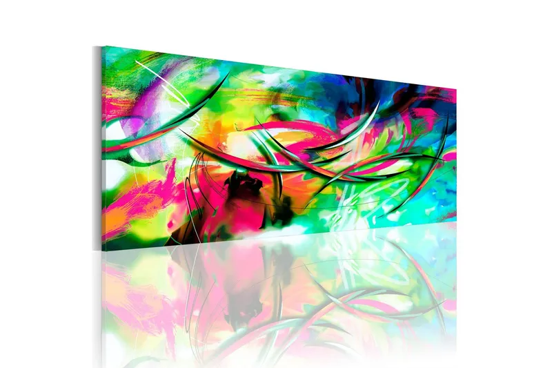 Tavla Madness Of Color 135x45 - Artgeist sp. z o. o. — Artgeist sp. z o. o.