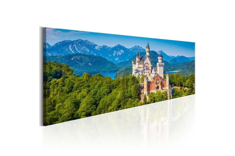 Tavla Magic Places Neuschwanstein Castle 135x45 - Artgeist sp. z o. o. — Artgeist sp. z o. o.