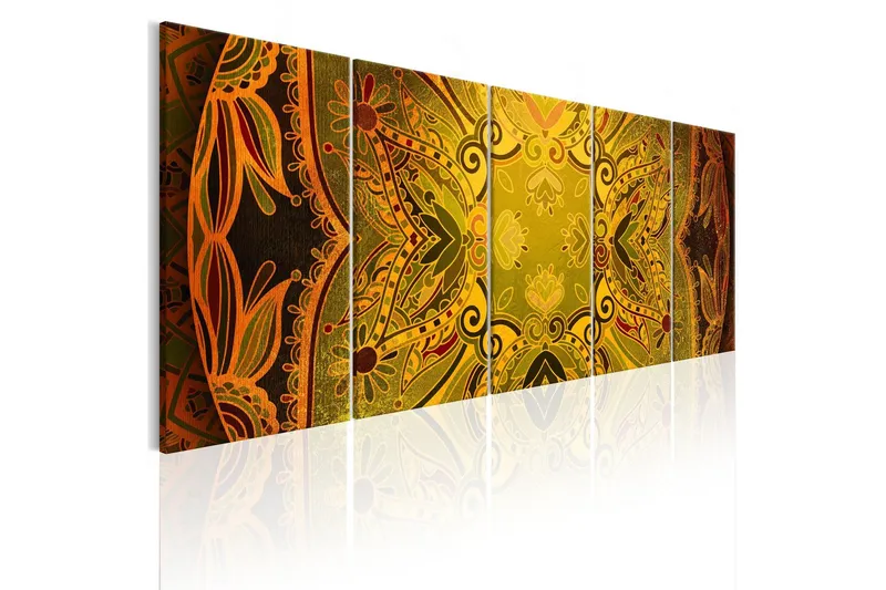 Tavla Mandala Flowery Wings 225x90 - Artgeist sp. z o. o. — Artgeist sp. z o. o.