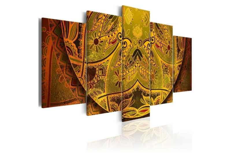 Tavla Mandala Golden Power 200x100 - Artgeist sp. z o. o. — Artgeist sp. z o. o.