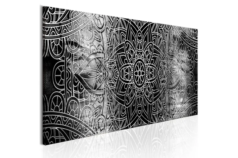 Tavla Mandala Grey Depths 120x40 - Artgeist sp. z o. o. — Artgeist sp. z o. o.