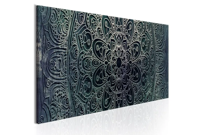 Tavla Mandala Malachite Calm 120x40 - Artgeist sp. z o. o. — Artgeist sp. z o. o.