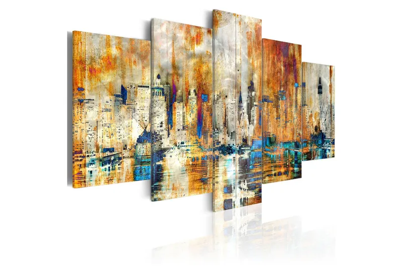 Tavla Memory Of The City 200x100 - Artgeist sp. z o. o. — Artgeist sp. z o. o.