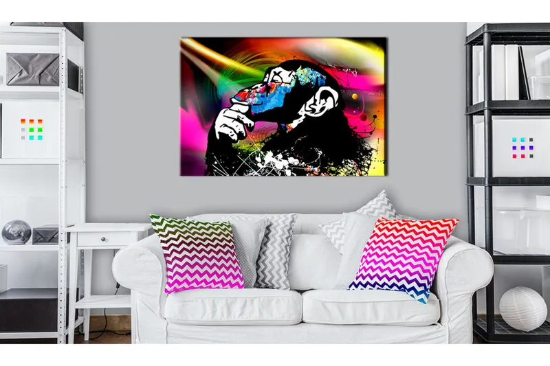 Tavla Monkey Disco 60x40 - Artgeist sp. z o. o. — Artgeist sp. z o. o.