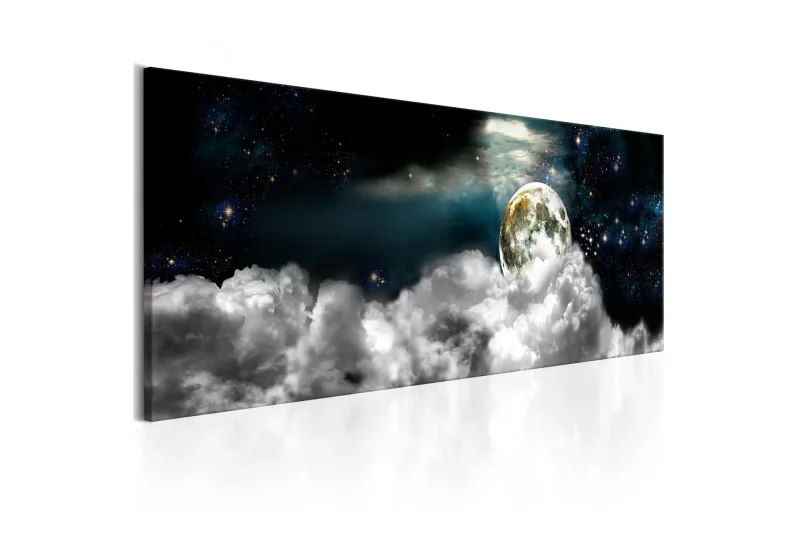Tavla Moon In The Clouds 135x45 - Artgeist sp. z o. o. — Artgeist sp. z o. o.