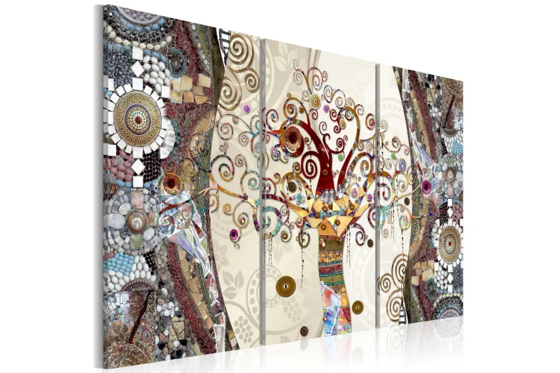 Tavla Mosaic Tree 90x60 - Artgeist sp. z o. o. — Artgeist sp. z o. o.