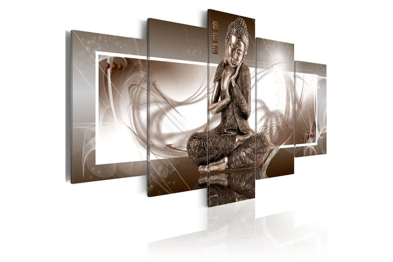 Tavla Musing Buddha 200x100 - Artgeist sp. z o. o. — Artgeist sp. z o. o.