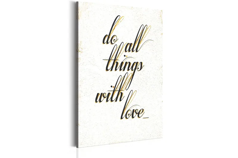 Tavla My Home: Things with love 80x120