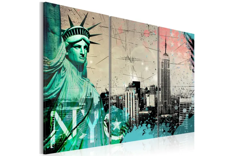 Tavla Nyc Collage 90x60 - Artgeist sp. z o. o. — Artgeist sp. z o. o.