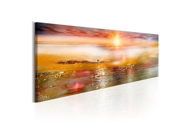 Tavla Orange Sea 150x50 - Artgeist sp. z o. o. — Artgeist sp. z o. o.
