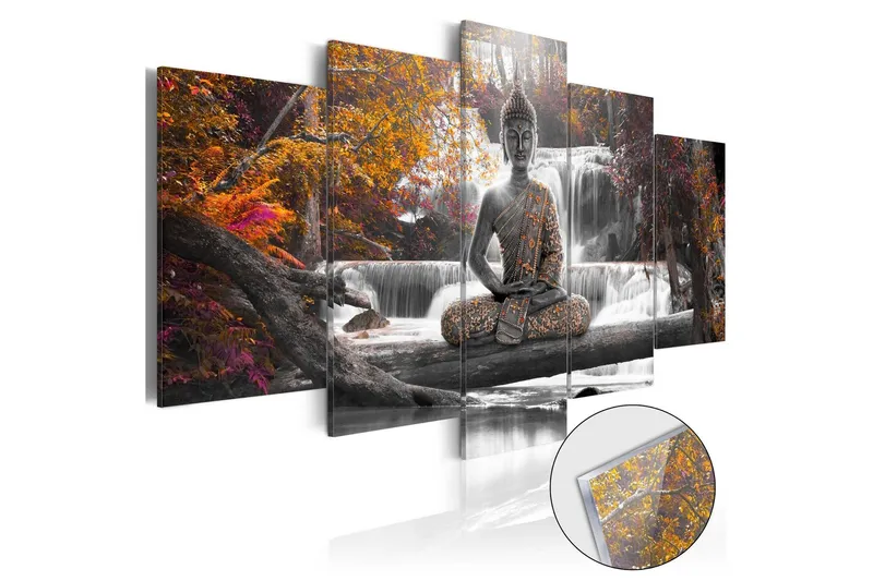 Tavla På Akryl Autumnal Buddha 100x50 - Artgeist sp. z o. o. — Artgeist sp. z o. o.