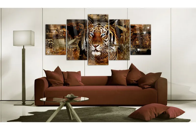 Tavla På Akryl Golden Jungle 100x50 - Artgeist sp. z o. o. — Artgeist sp. z o. o.