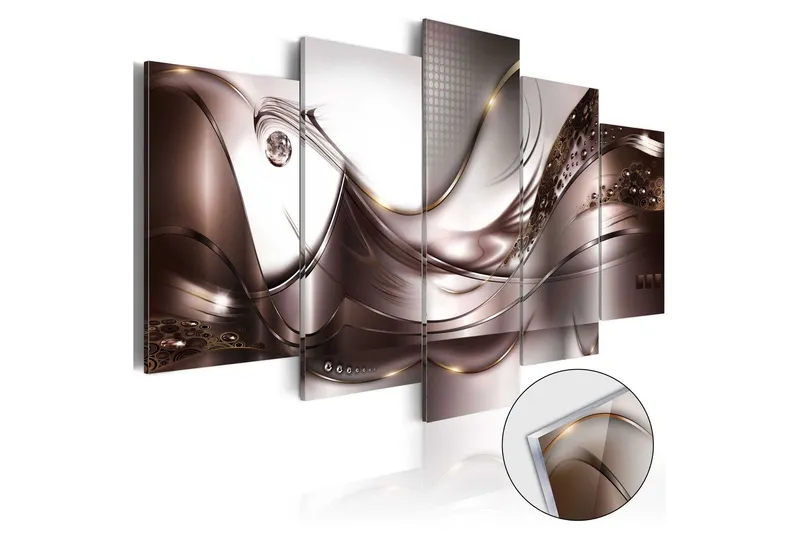 Tavla På Akryl Golden Storm 100x50 - Artgeist sp. z o. o. — Artgeist sp. z o. o.