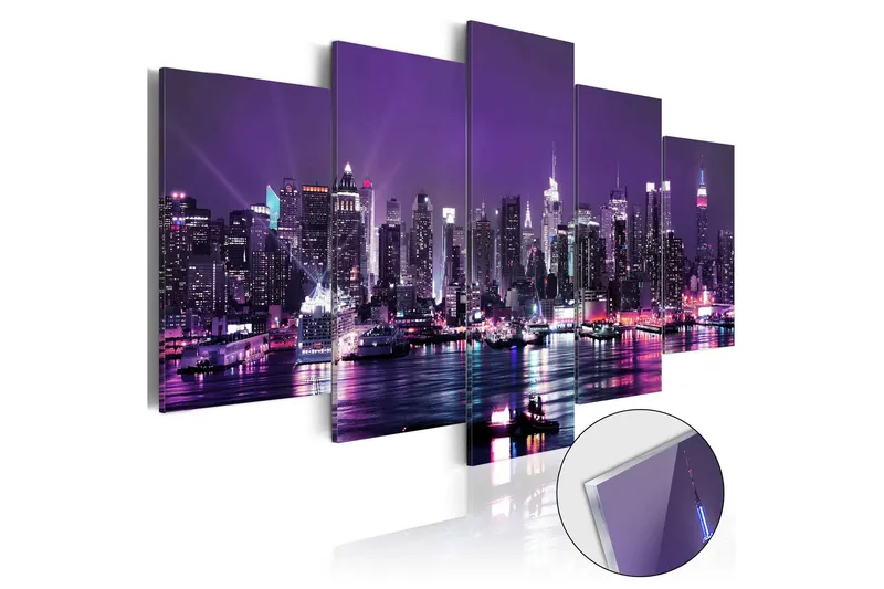Tavla På Akryl Purple Sky 100x50 - Artgeist sp. z o. o. — Artgeist sp. z o. o.