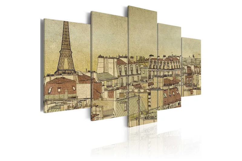 Tavla Parisian Past Centuries 100x50 - Artgeist sp. z o. o. — Artgeist sp. z o. o.