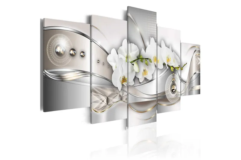 Tavla Pearl Dance Of Orchids 100x50 - Artgeist sp. z o. o. — Artgeist sp. z o. o.