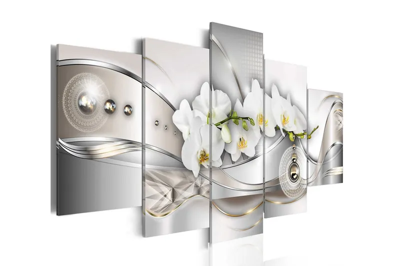 Tavla Pearl Dance Of Orchids 200x100 - Artgeist sp. z o. o. — Artgeist sp. z o. o.