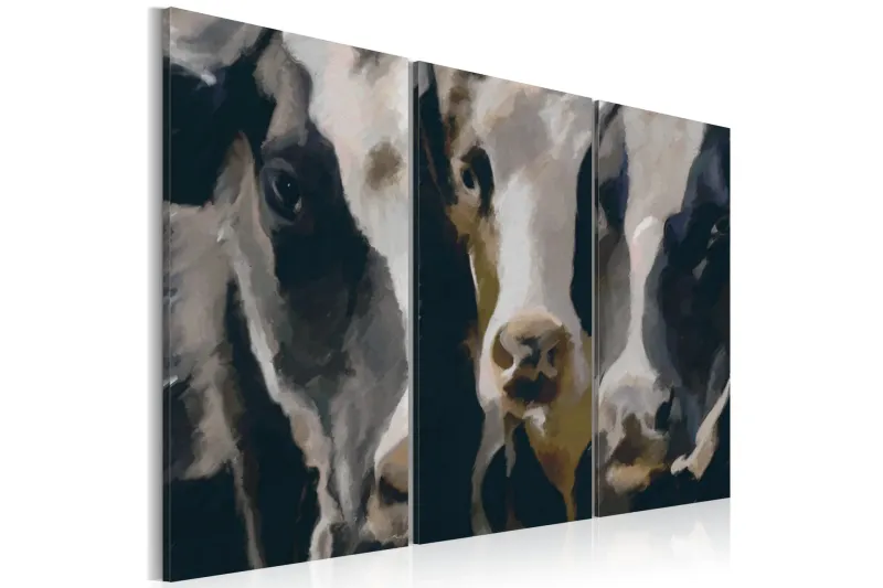Tavla Piebald Cow 60x40 - Artgeist sp. z o. o. — Artgeist sp. z o. o.