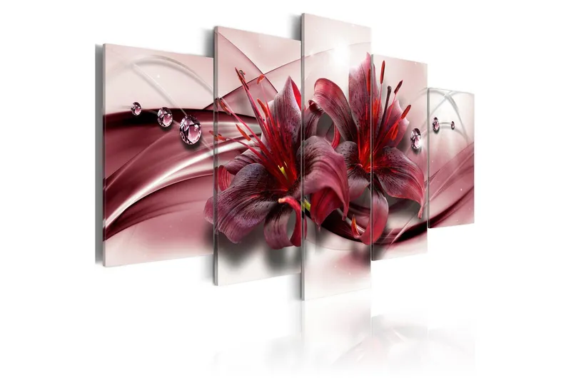Tavla Pink Lily 100x50 - Artgeist sp. z o. o. — Artgeist sp. z o. o.
