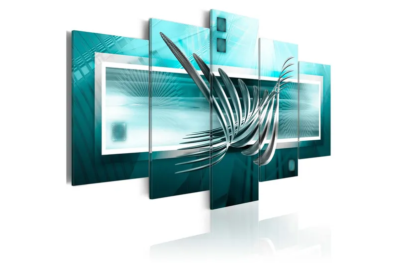 Tavla Platinum With The Claw 100x50 - Artgeist sp. z o. o. — Artgeist sp. z o. o.