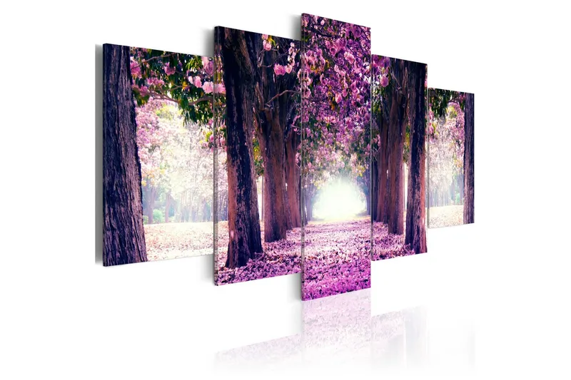 Tavla Purple Avenue 100x50 - Artgeist sp. z o. o. — Artgeist sp. z o. o.