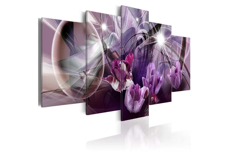 Tavla Purple Of Tulips 200x100 - Artgeist sp. z o. o. — Artgeist sp. z o. o.