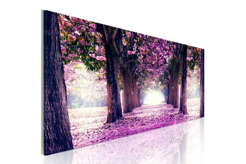 Tavla Purple Spring 135x45 - Artgeist sp. z o. o. — Artgeist sp. z o. o.