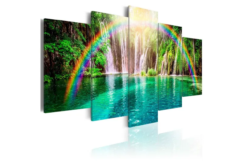 Tavla Rainbow Time 200x100 - Artgeist sp. z o. o. — Artgeist sp. z o. o.