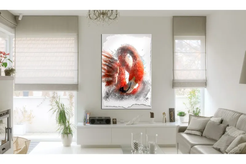 Tavla Red Flamingo 60x90 - Artgeist sp. z o. o. — Artgeist sp. z o. o.