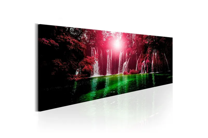 Tavla Ruby Waterfalls 120x40 - Artgeist sp. z o. o. — Artgeist sp. z o. o.