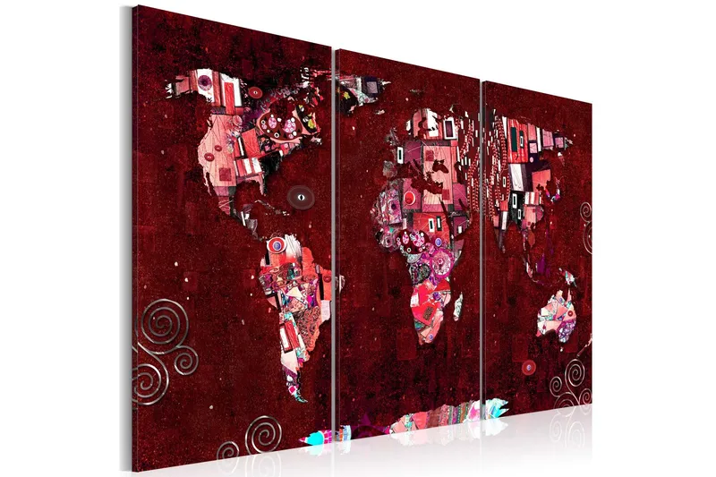 Tavla Ruby World 120x80 - Artgeist sp. z o. o. — Artgeist sp. z o. o.