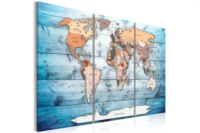 Tavla Sapphire Travels 90x60 - Artgeist sp. z o. o. — Artgeist sp. z o. o.