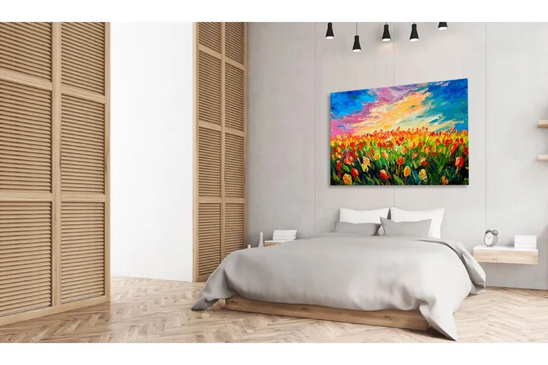 Tavla Sea of Tulips 90x60 - Artgeist sp. z o. o. — Artgeist sp. z o. o.